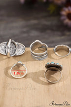 5pcs Vintage & Fashionable & Exquisite Bohemian Ring image 4
