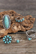 5pcs Vintage & Fashionable & Exquisite Bohemian Ring image 1