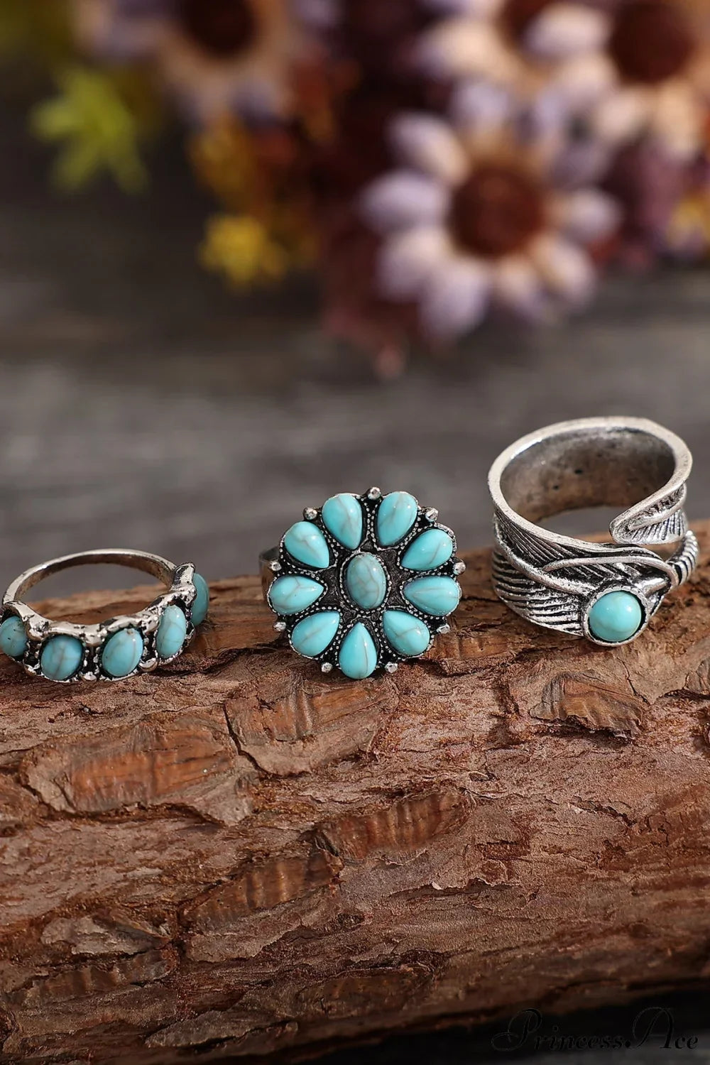 5pcs Vintage & Fashionable & Exquisite Bohemian Ring image 3