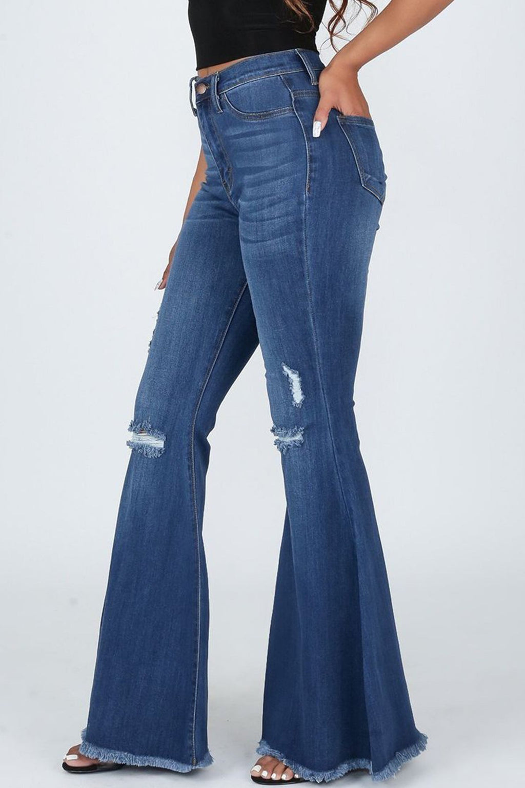 Mid Rise Vintage Flare Jean image 5