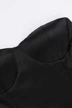 Strapless Ruched A-Line Party Dress image 9
