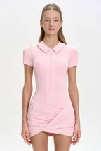 Sexy Pure & Sexy Slim Fit Bodycon Skirted Bodysuit Short Mini Dress image 6