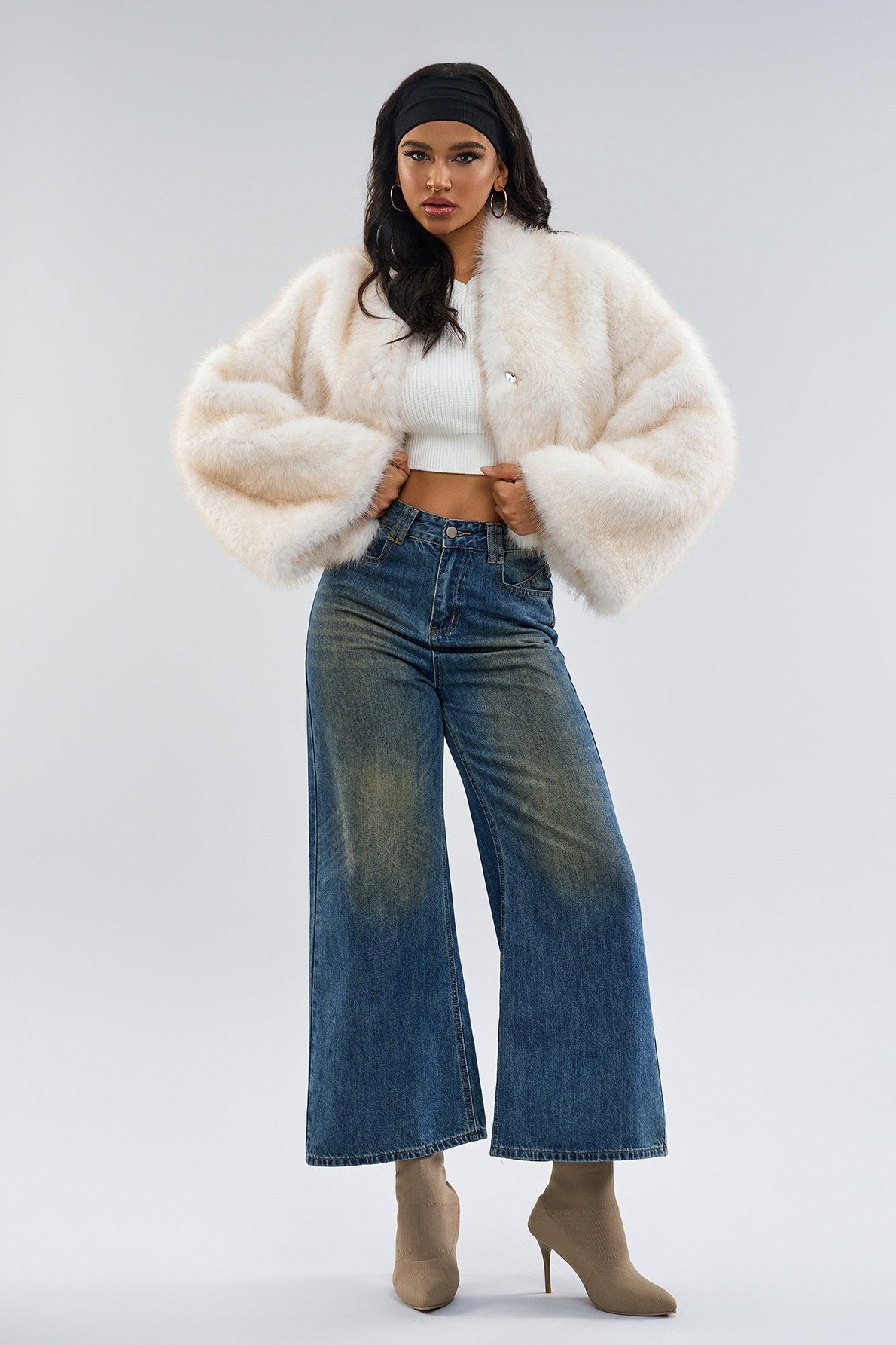 Vintage Faux Fur Short Coat image 6