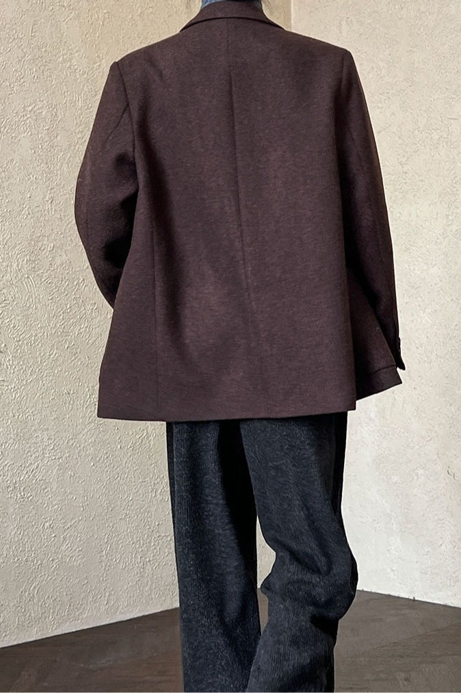 Wool Blend Relaxed Fit Blazer image 19