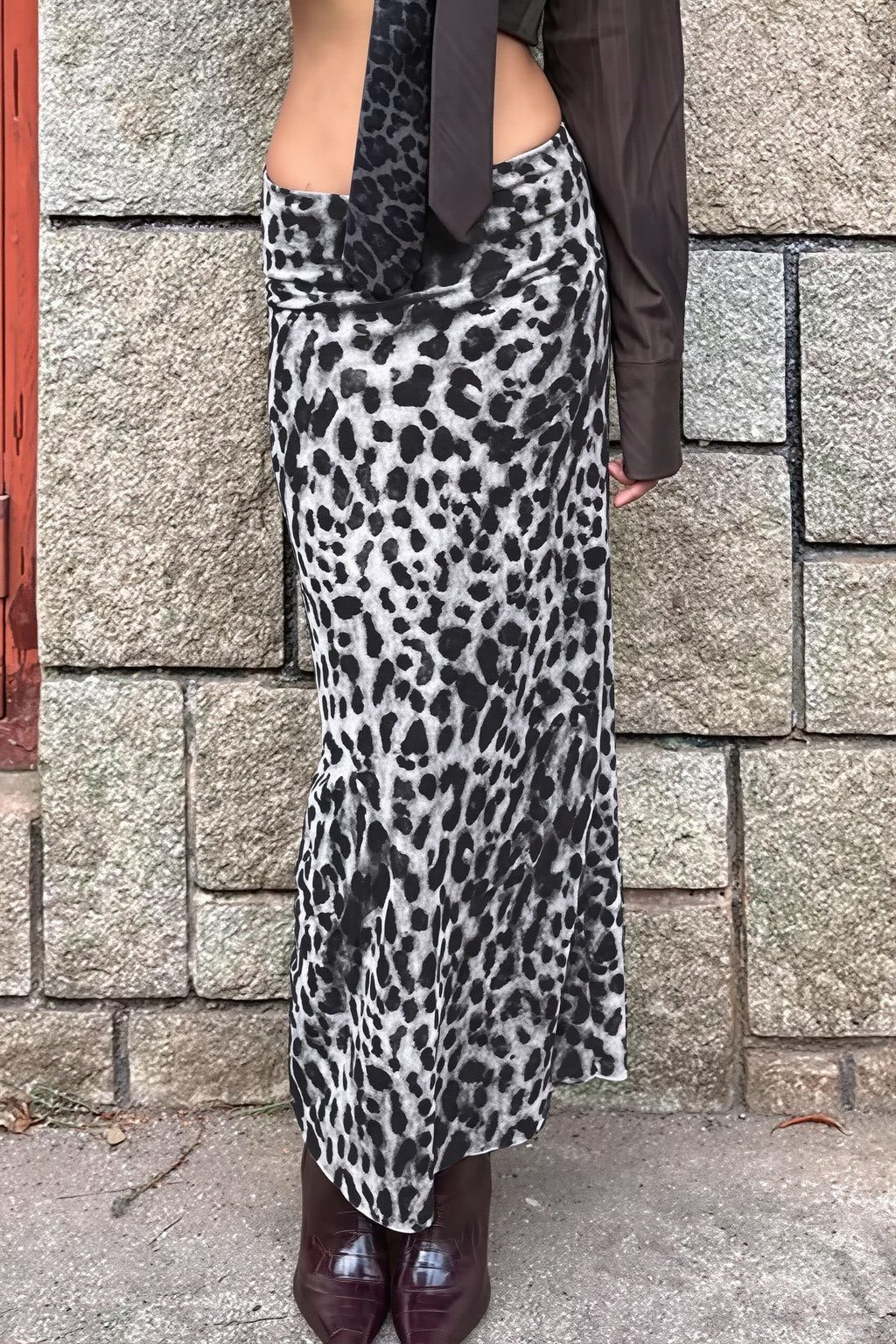 Casual Mesh Leopard Print Skirt image 7