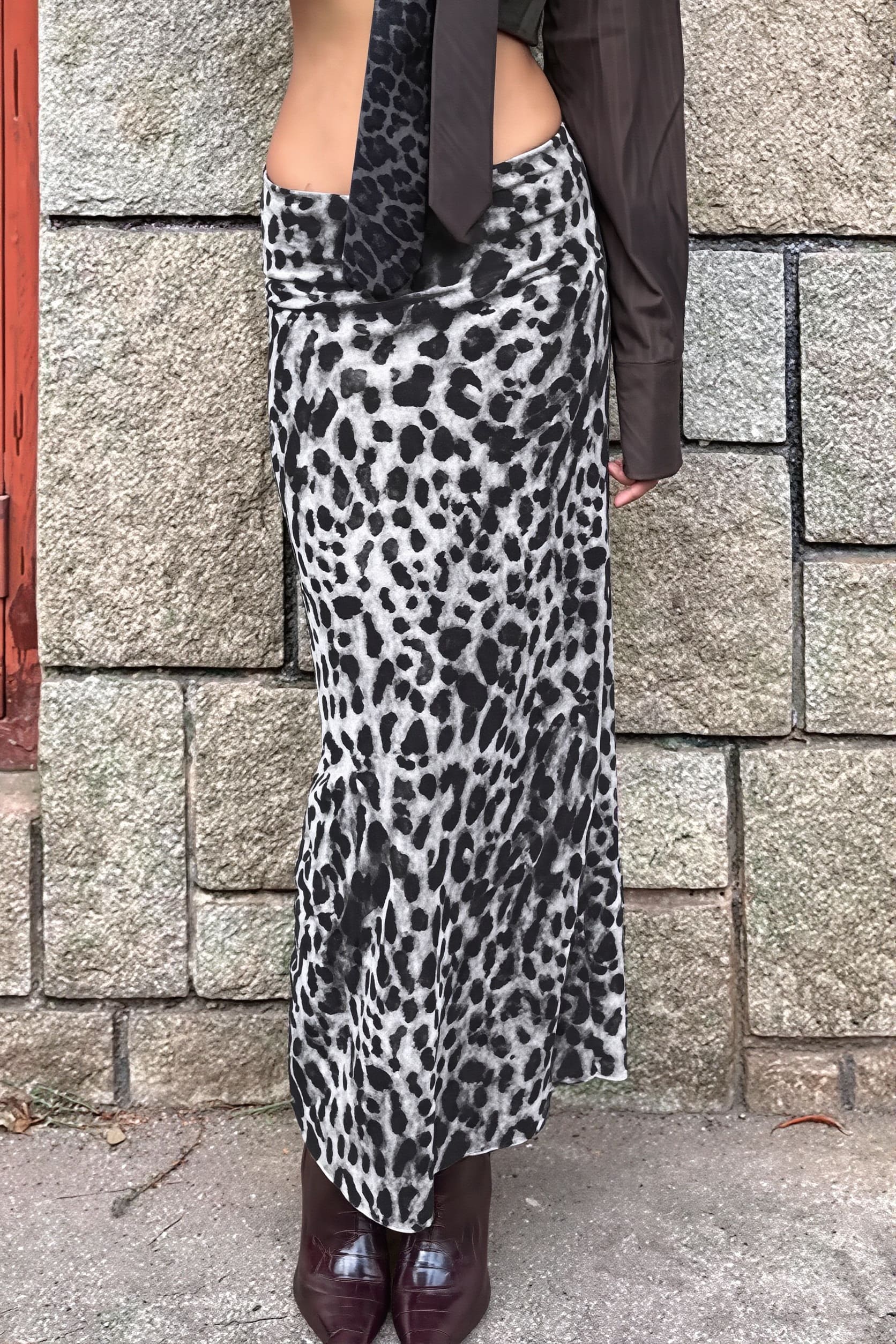 Casual Mesh Leopard Print Skirt image 7