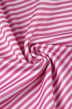 Fold Waist Stripe Knit Straight Pants image 4