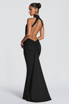 Sophisticated Backless Mermaid Fit Maxi Dress image 13