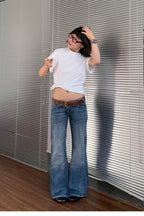 Low Rise Vintage Flare Jean image 2