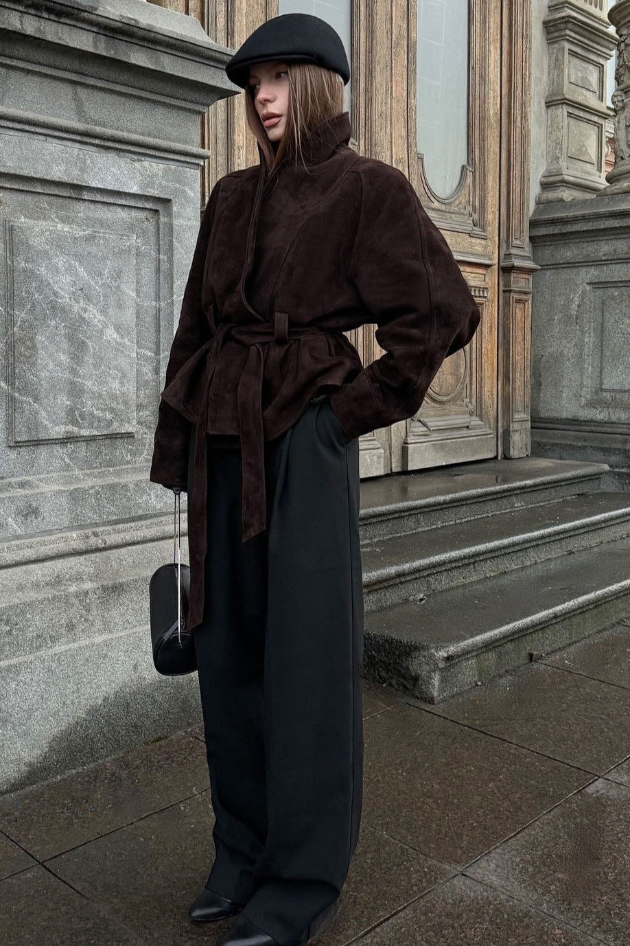 Suede Vintage Long Sleeve Jacket image 9