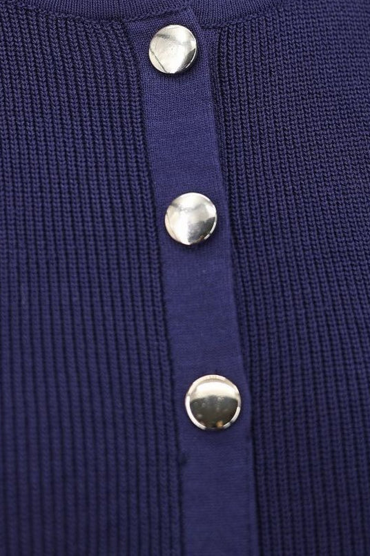 Sleeveless Round Neck Knit Sweater Dress image 12