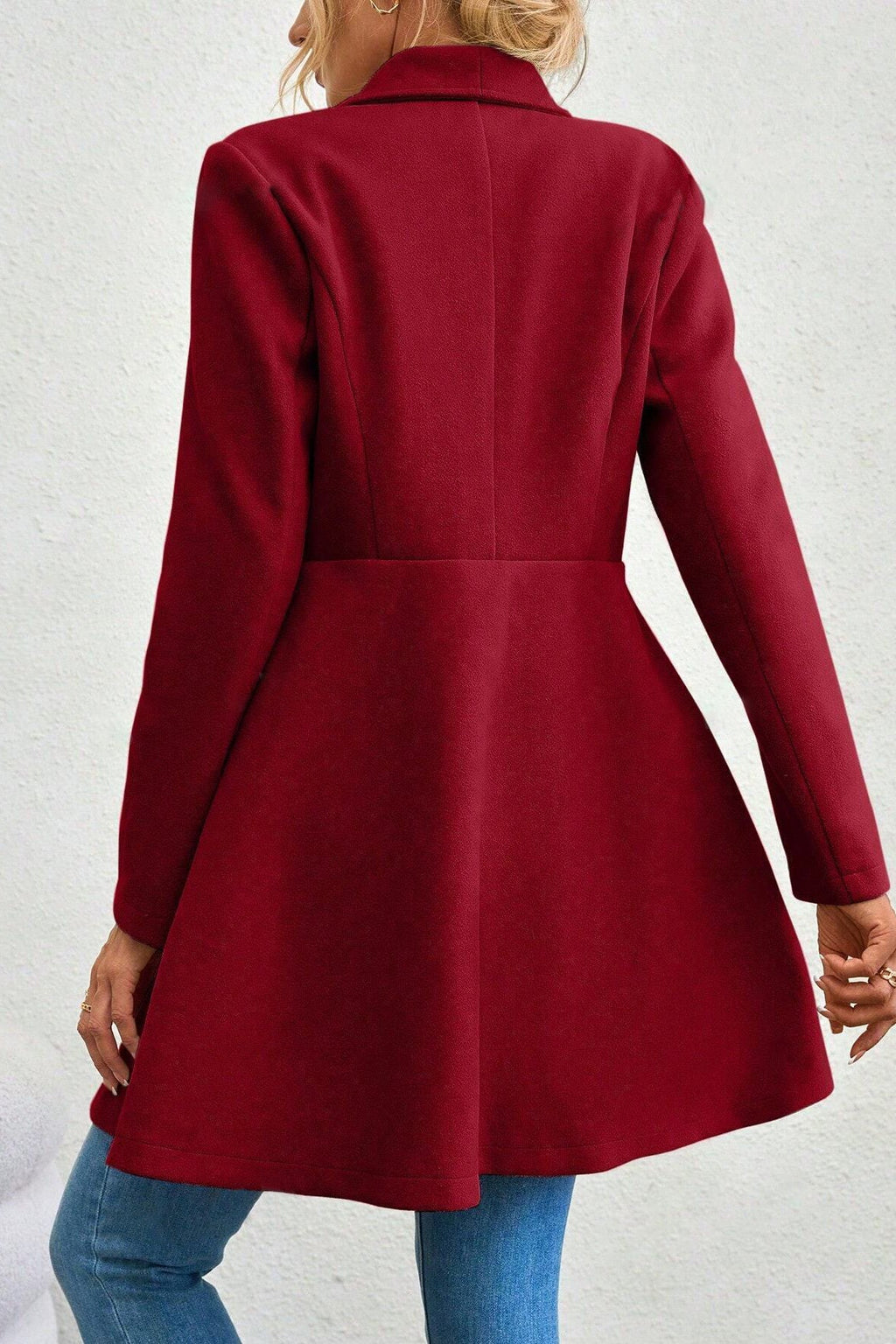Belted Wool Long Coat image 12