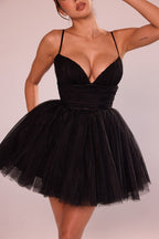 Chiffon Lace-up Backless Cocktail Dress image 11