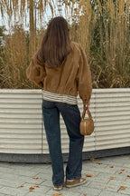 Vintage Suede Zip Front Relaxed Jacket image 6