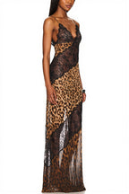 Leopard Lace Cami Mermaid Maxi Dress image 3