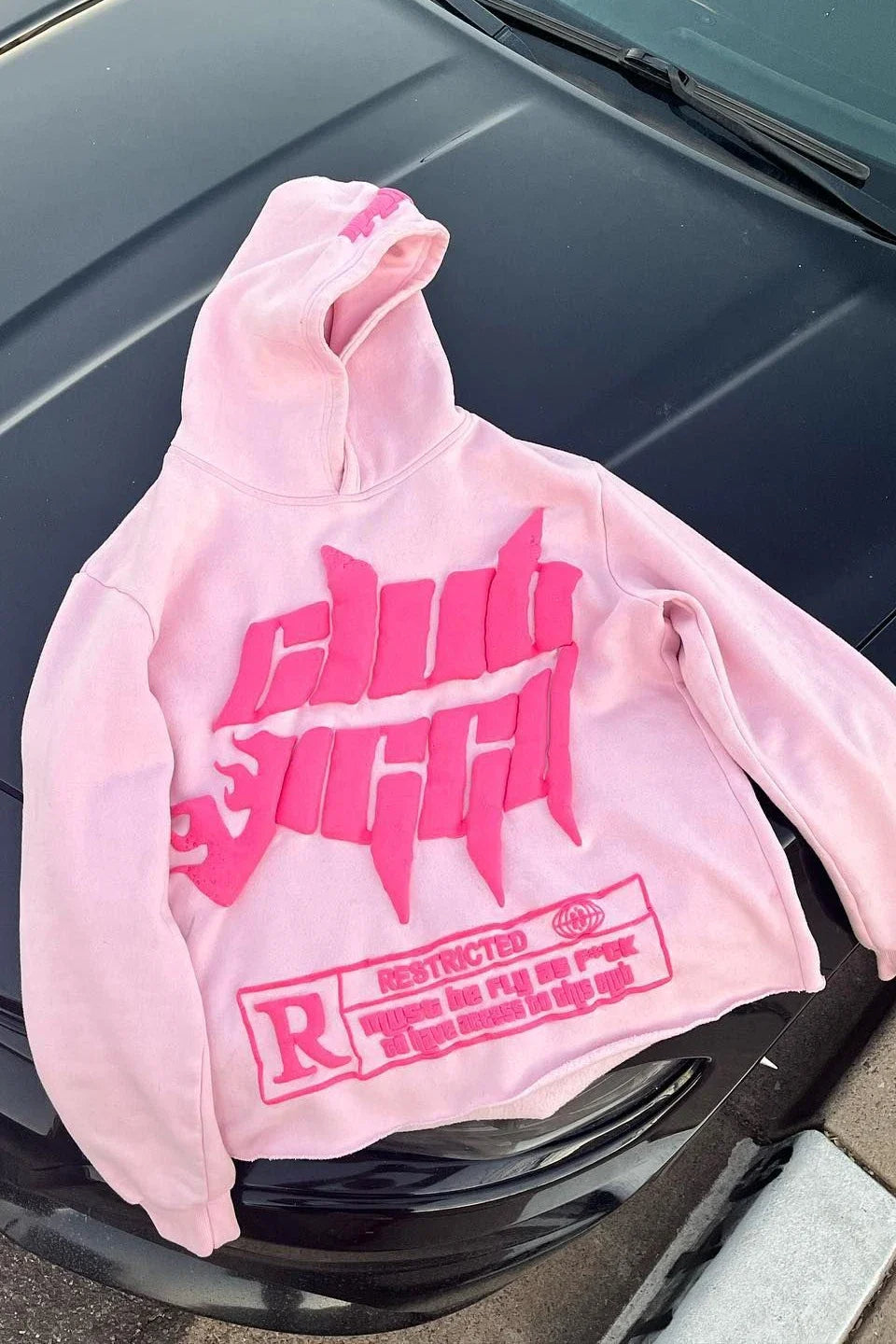 Graphic Print Oversized Hoodie image 5