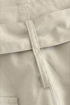 High Waist Belted Wide Leg Cargo Pant image 4