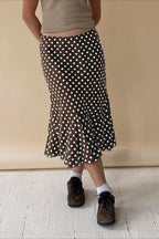 Polka Dot Low Waist Mermaid Skirt image 2