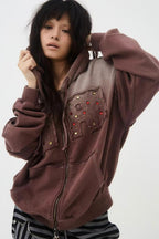 Vintage Washed Gradient Hoodie image 4