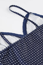 Sexy Polka Dot Color Block Lace Cami Top image 6