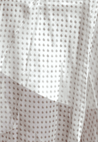 Elegant Irregular Draped Polka Dot Maxi Skirt image 6
