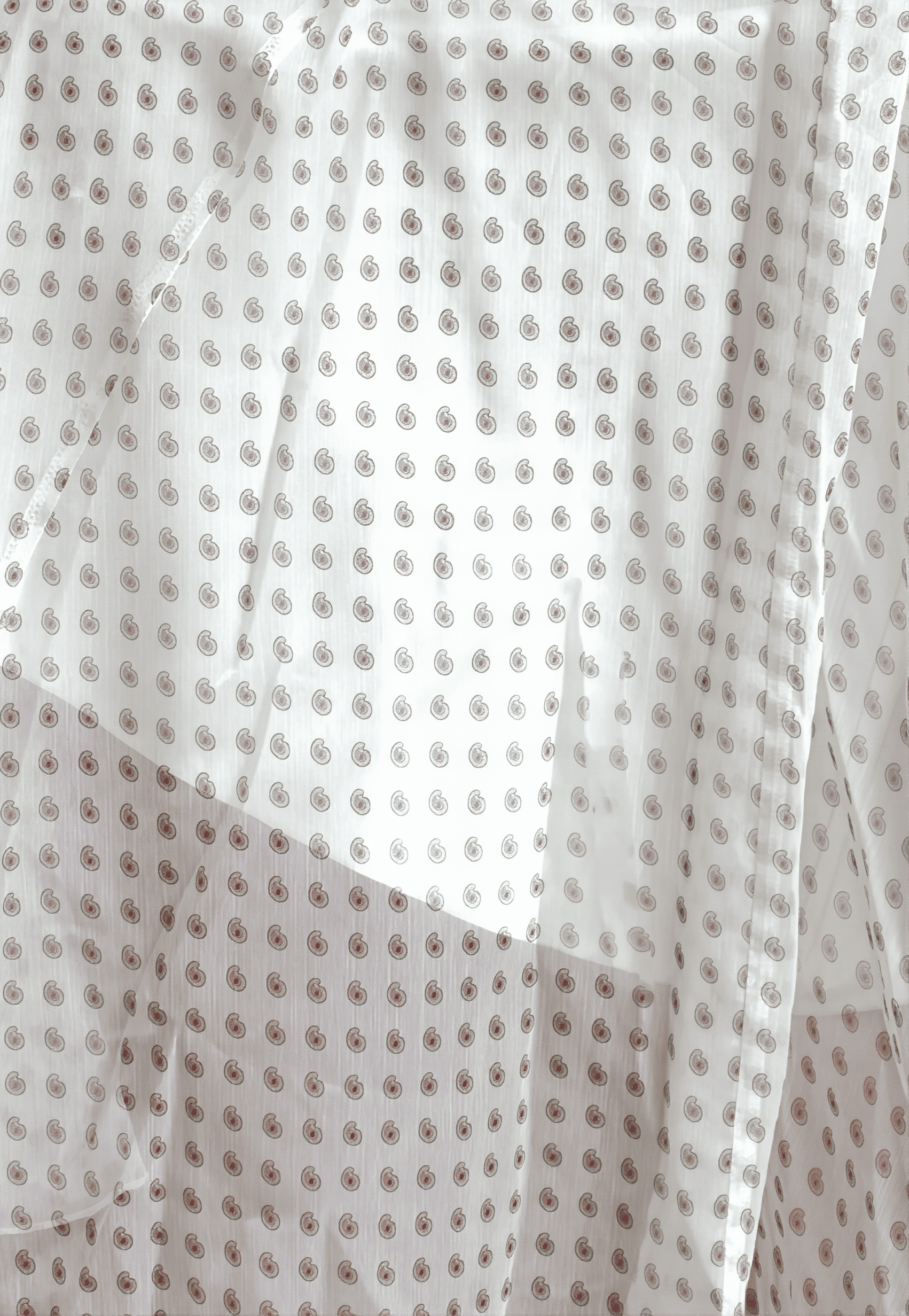 Elegant Irregular Draped Polka Dot Maxi Skirt image 6