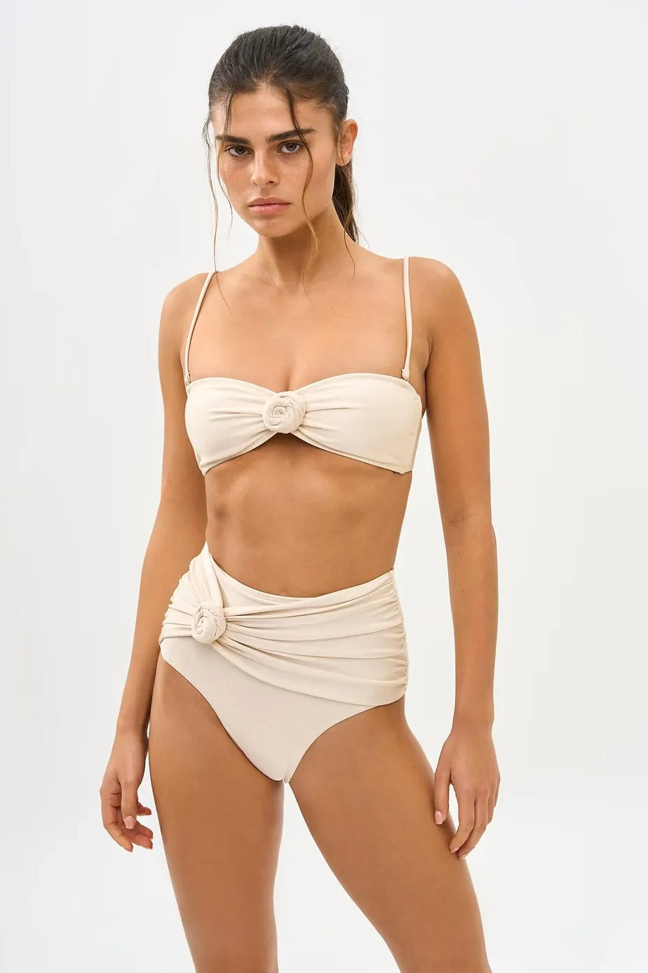 White Floral Bikini Set image 5