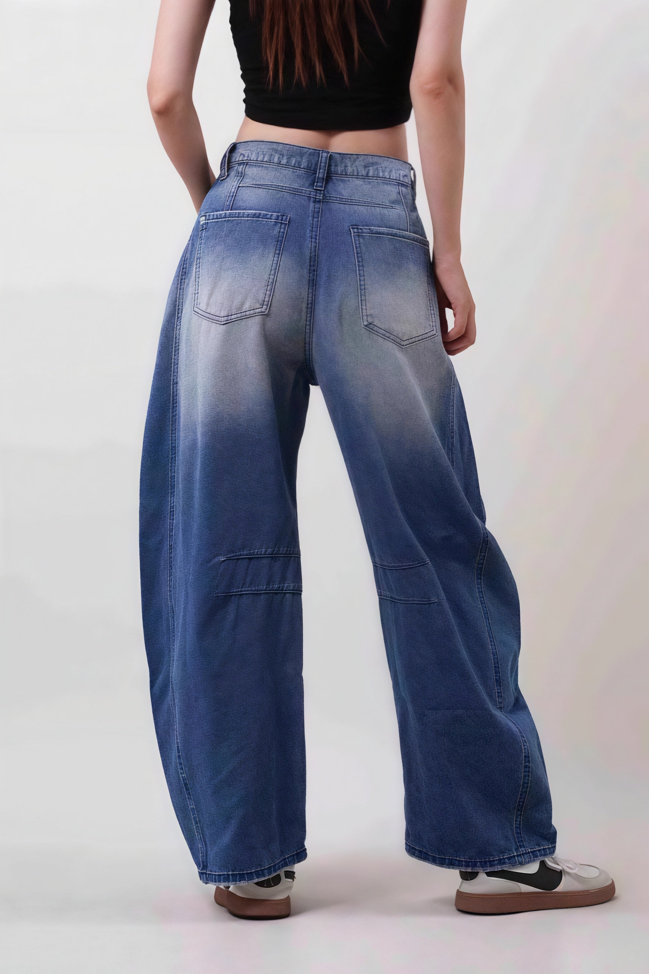 Vintage Distressed Heavy Loose Jeans image 3