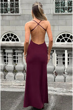 Summer Sexy Split Dress Slim Fit Spaghetti Strap Party Dress image 3