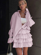 Chic Striped Blouse and Layered Blouse image 5