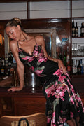 Elegant Floral Lace Cami Maxi Dress image 1