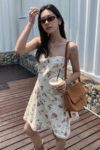 Floral Waist Bandeau Mini Dress image 3