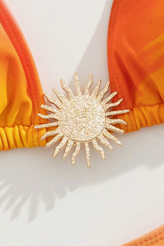 Gradient Halter Bikini Set image 4
