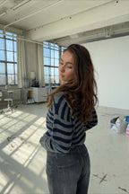 Striped Casual Chic Loose Slouchy Knit Sweater image 4