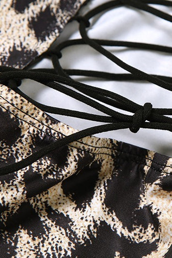 Sexy Leopard Print Maxi Dress image 4