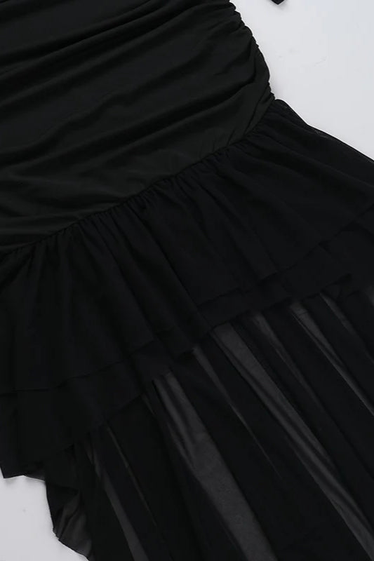 Fall New Slim-Fit Pleated Off-Shoulder Party Dress image 12