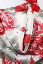 Rose Halter Off-Shoulder Floral Dress image 5