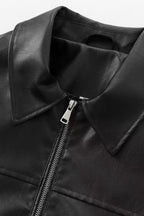 Solid Color Aviation Style Jacket image 8