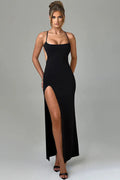 Summer Sexy Split Dress Slim Fit Spaghetti Strap Party Dress image 6