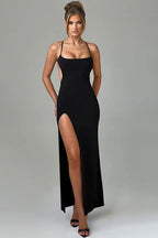 Summer Sexy Split Dress Slim Fit Spaghetti Strap Party Dress image 6