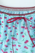 Sweet Bow Cherry Puff Sleeve Blouse image 7