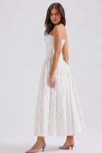 Sexy Floral Cami Bodycon Maxi Dress image 9