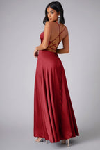Elegant Spaghetti Strap Ruched Formal Dress image 7