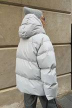 Heavy Duty Zipped Hooded Puffer Jacket image 3