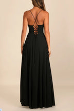 Sexy Halter Backless Maxi Formal Dress image 12