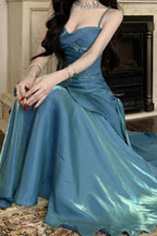 Satin Ruffle Trim Party Dress image 3