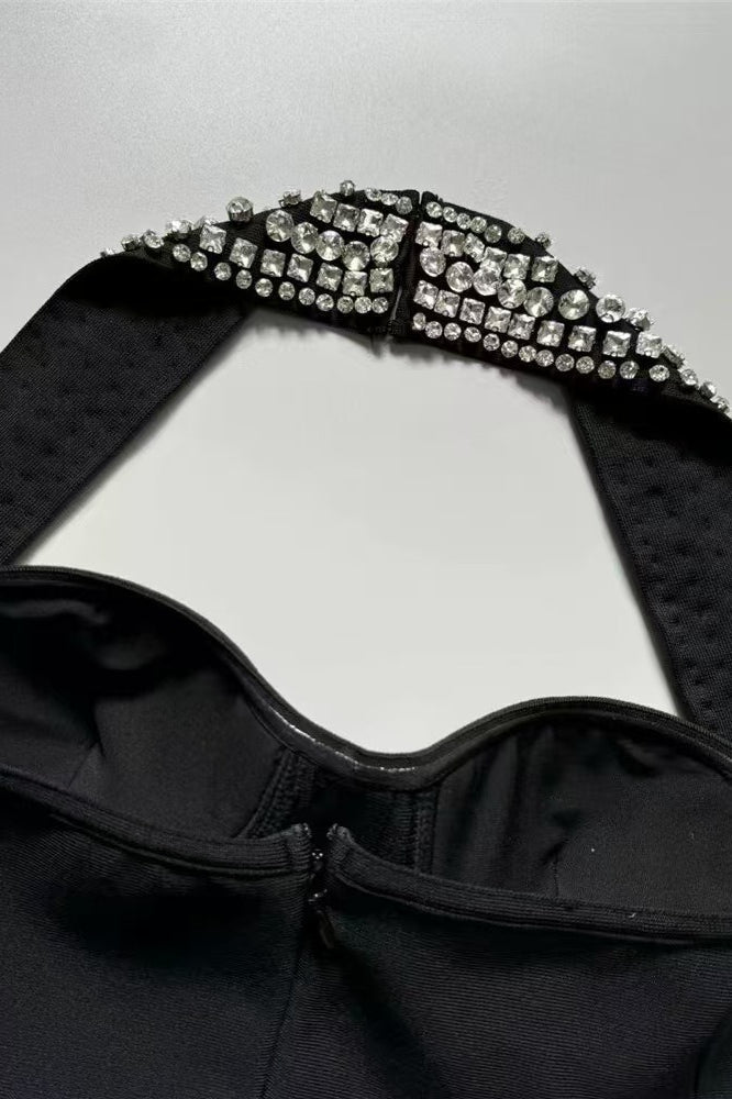 Halter Bandage A-line Cocktail Dress image 7