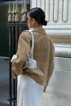 Vintage Suede Relaxed Fit Jacket image 3
