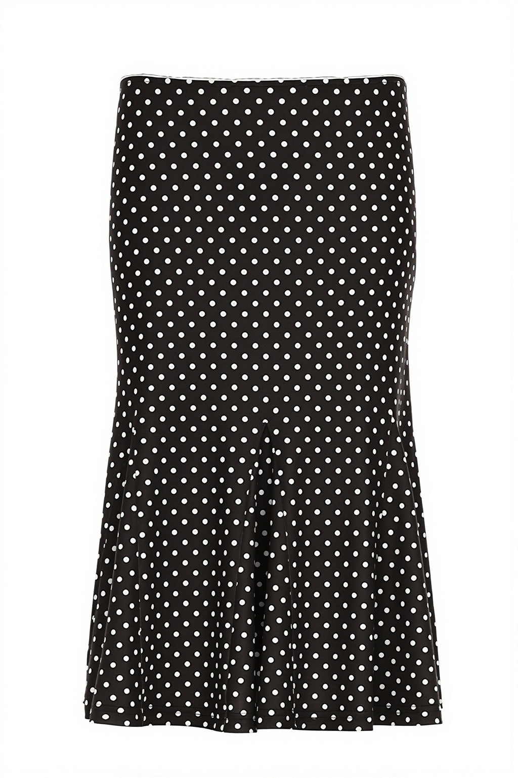 Sexy Polka Dot Ruffle Trim Bodycon Midi Skirt image 5