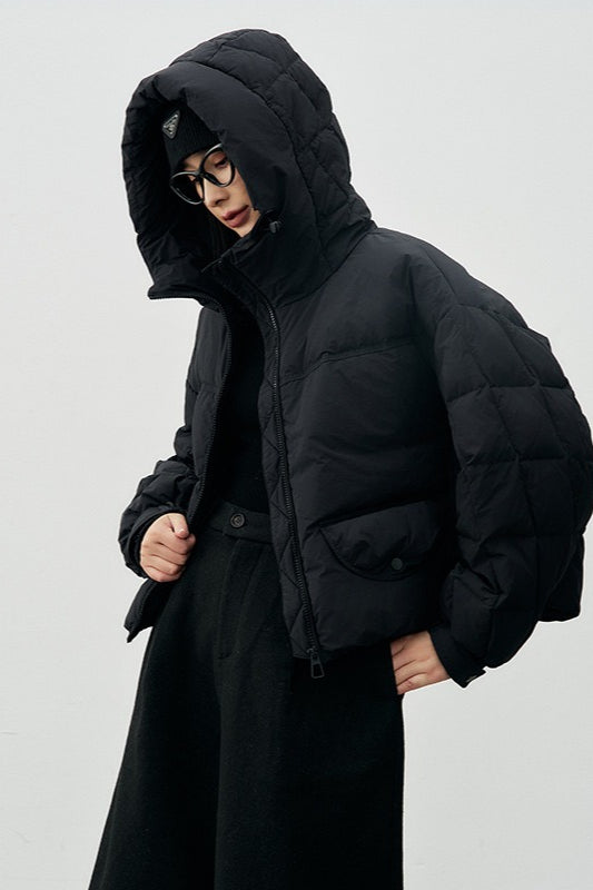 Cropped Relaxed Fit Puffer Jacket image 9